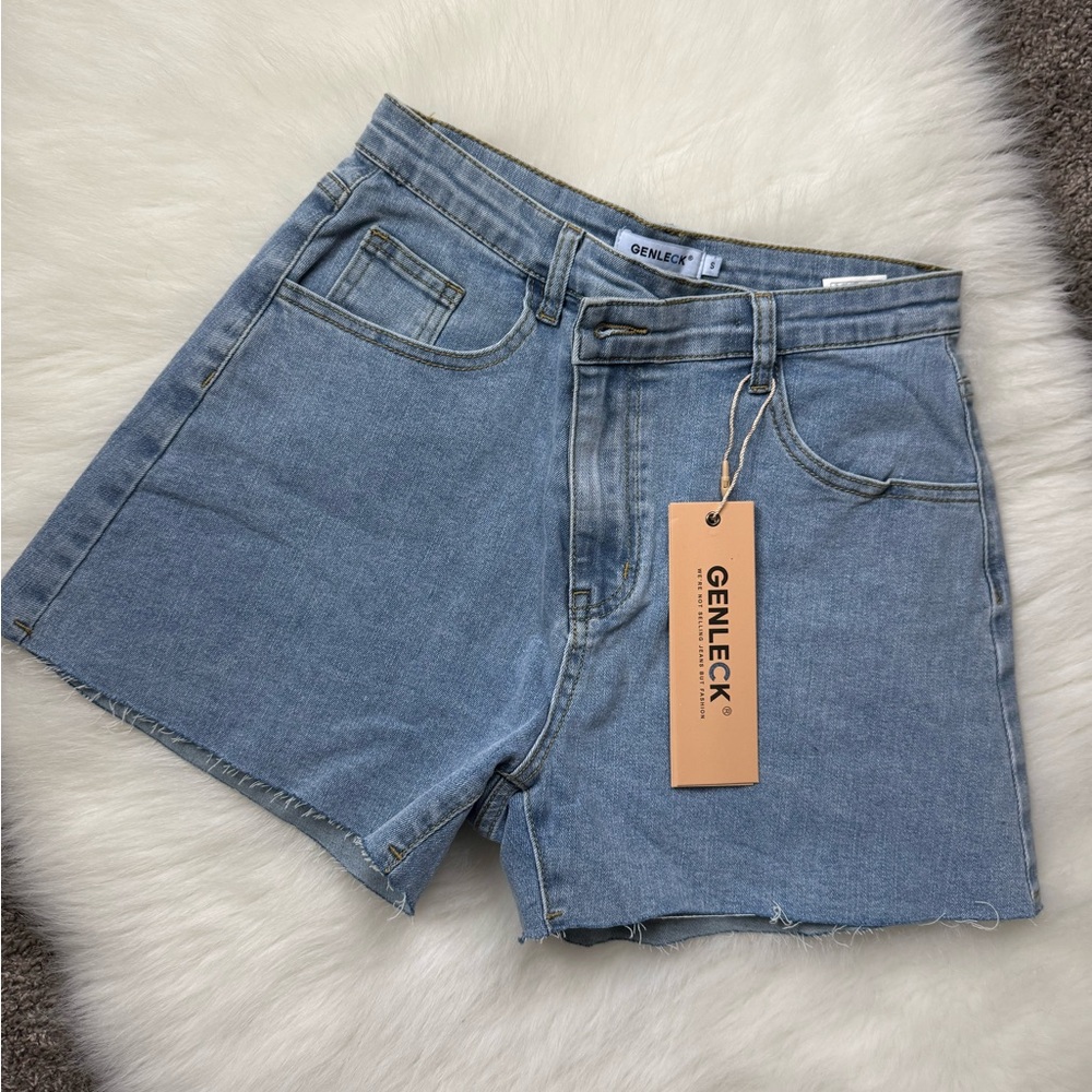 Women's Blue Denim Shorts
